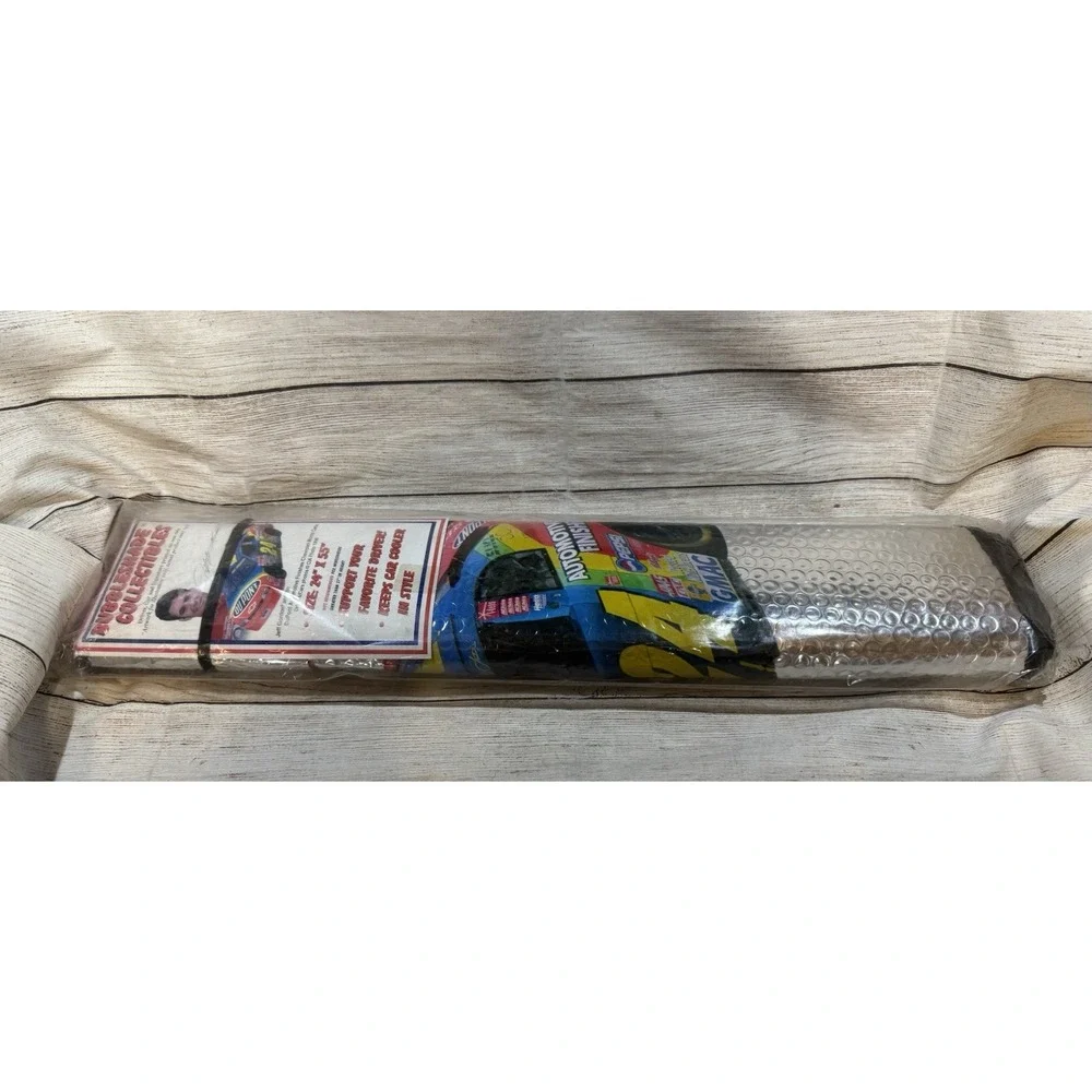 Vintage 1998 Bubbleshade Jeff Gordon #24 Windshield Cover Sun Shade Nascar NOS